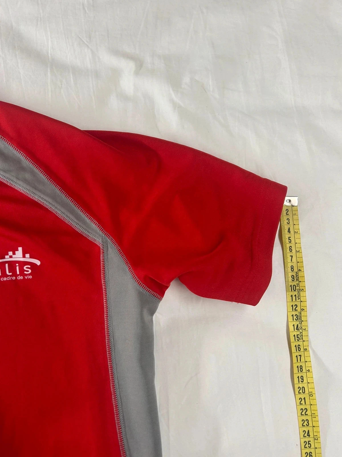 Conjunto de 4 t-shirts vermelho cinza scalis – photo 3